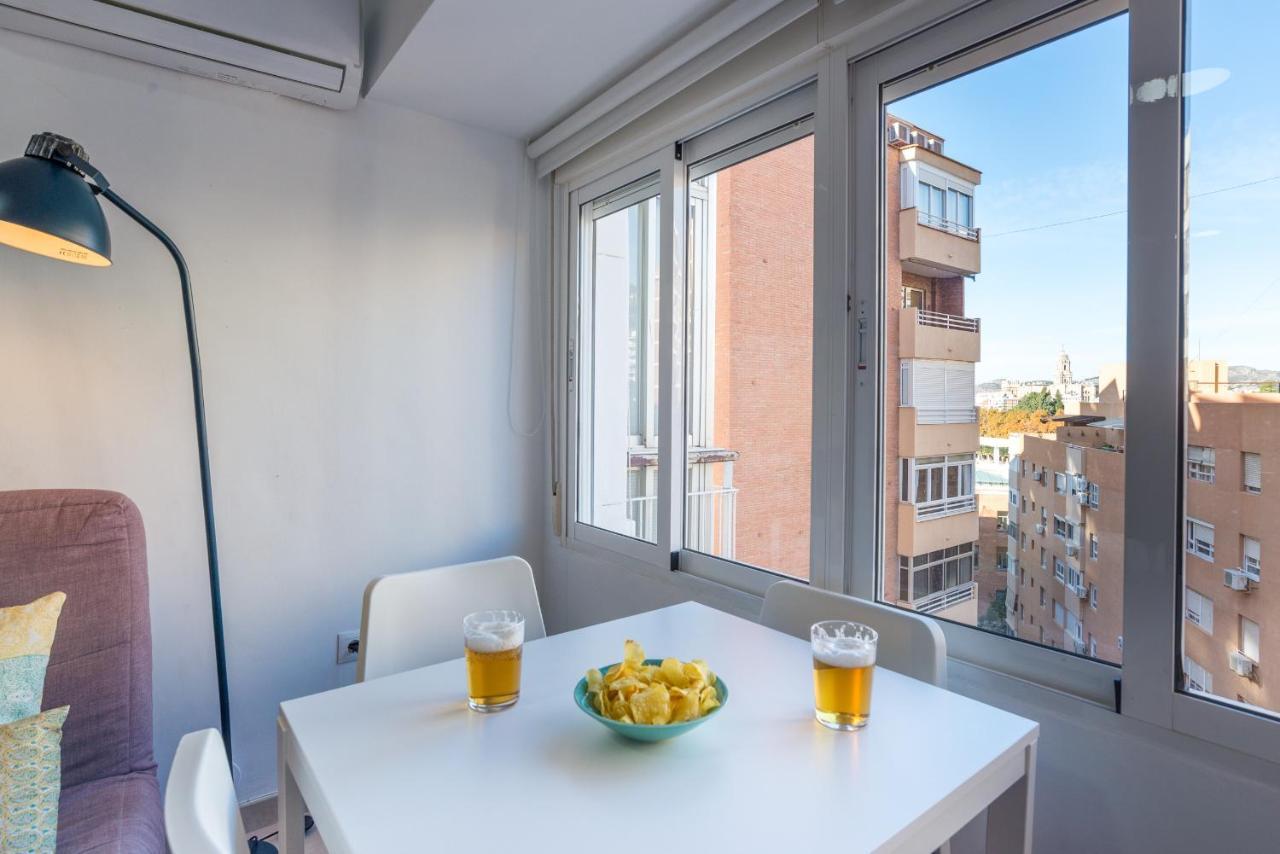 Mp6-Cathedral Views Apt Right On The Beach Leilighet Málaga Eksteriør bilde