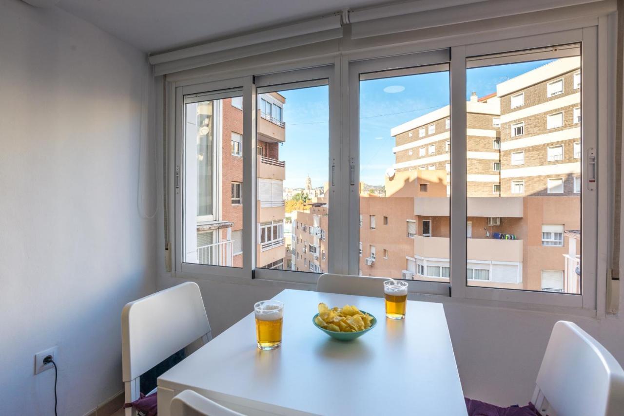 Mp6-Cathedral Views Apt Right On The Beach Leilighet Málaga Eksteriør bilde